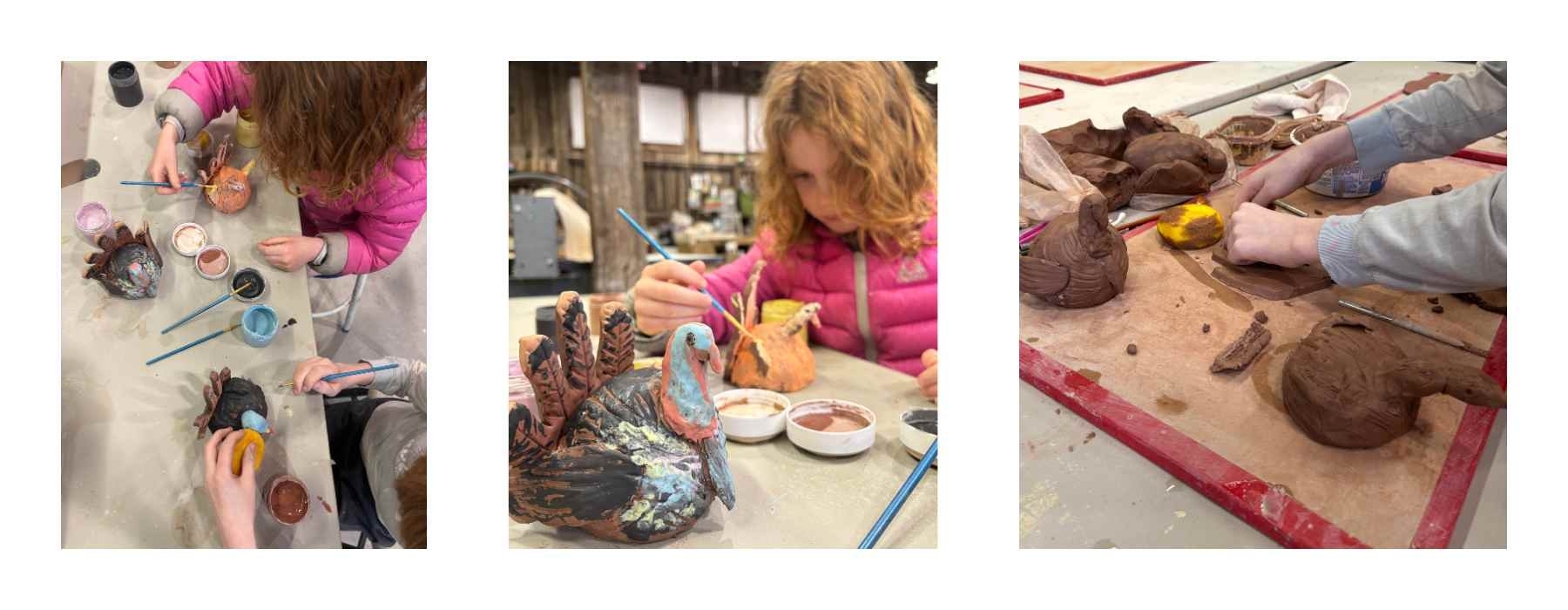 All Ages Pottery: Turkey Pinch Pot Vase