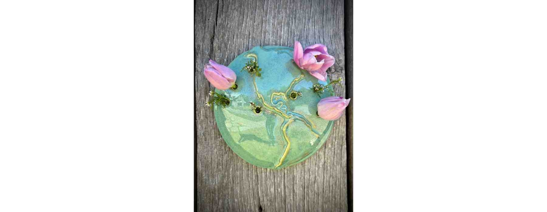 Intergenerational Pottery - Earth Day Wall Vase