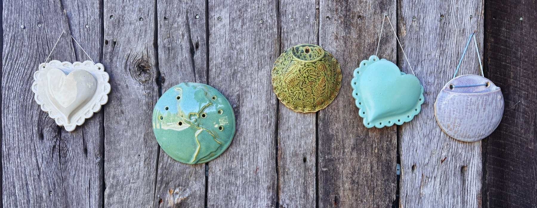 All Ages Pottery: Wall Pocket Vase