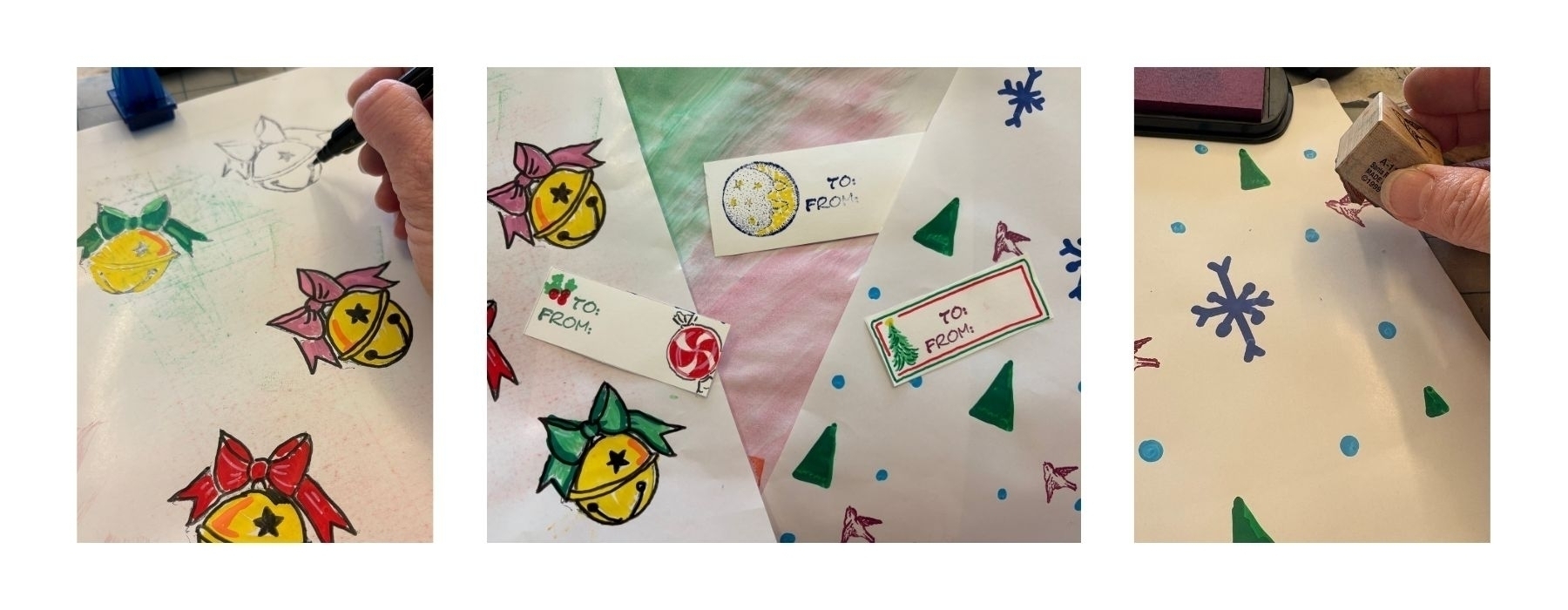 Youth Printmaking: Make your own Wrapping Paper and Gift Tags