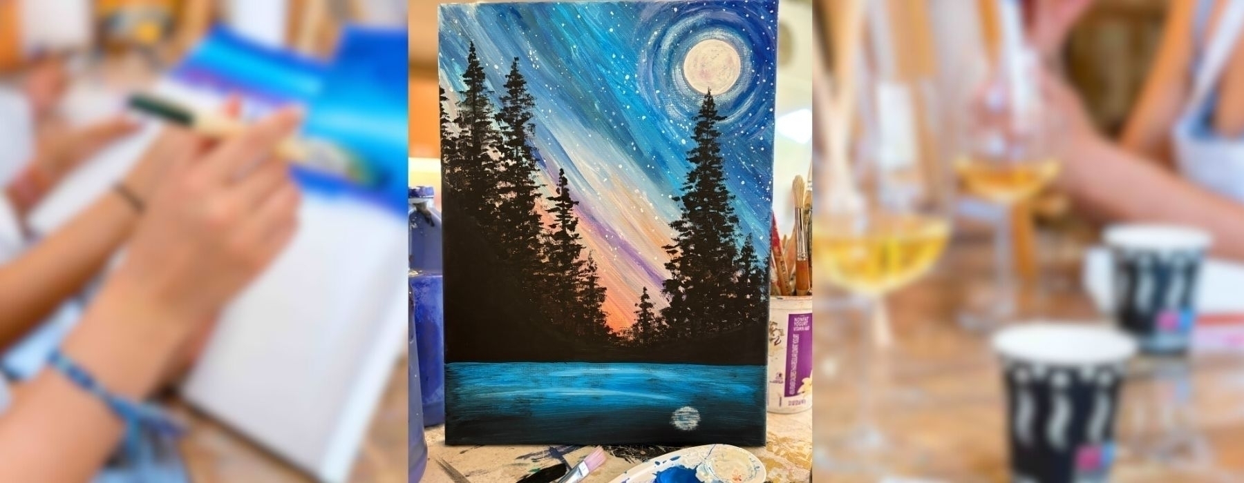 Paint and Sip: Winter Scene